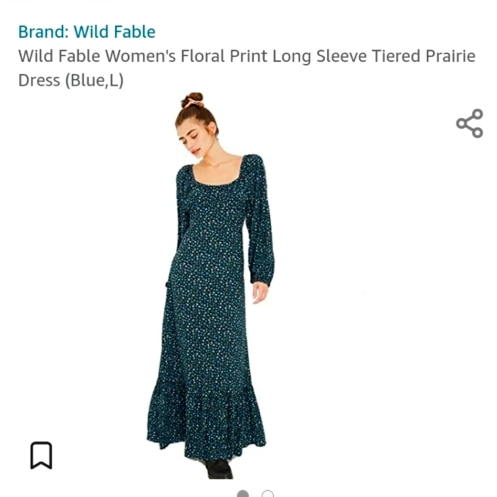 Wild Fable floral long fairy dress